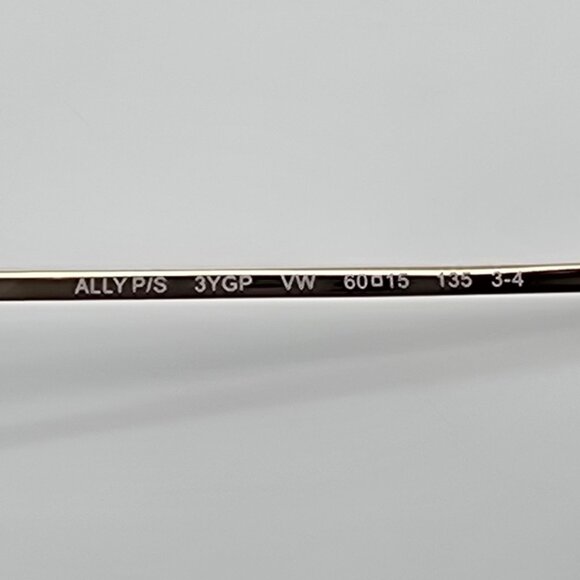 Kate Spade Ally P/S Gold Frame Polarized Brown Lens Aviator Sunglasses 60-15-135 - Picture 8 of 13